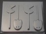 Video Game Man Set of 5 Chocolate Candy Molds